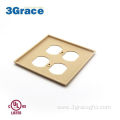 2 Gang Conventional Outlet Cover Plate